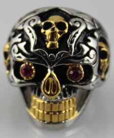 King of Skulls Ring