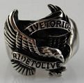 Live To Ride Ring